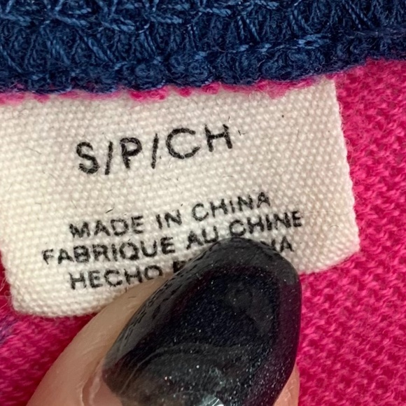 Roxy Blue & Pink Colorblock Long Sleeve Shirt - Picture 4 of 5